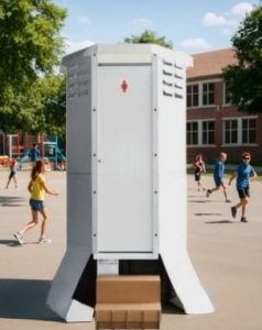 ほぼ紙トイレ 電気水道不要の組立式仮設トイレ 利用シーン